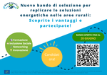RENOVERTY: Sostenibilit energetica nei territori rurali  scopri il bando