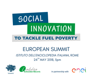 ASSIST tra i 15 imprenditori socialipresenti alla conferenza "Social Innovation to Tackle Fuel Poverty: the best European practices awarded in Rome"