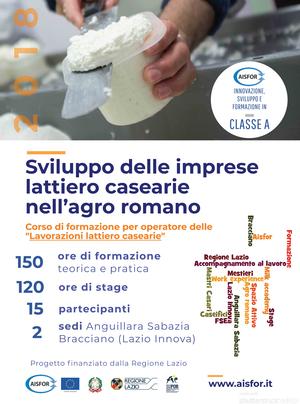 Avviata la prima edizione del corso di Caseificatori